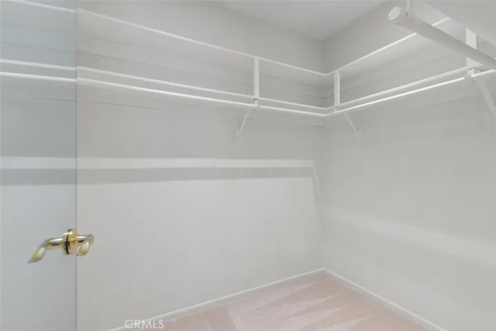 Primary walk-in closet.