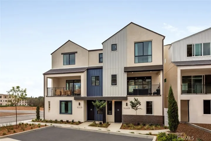 Exterior of model homes
