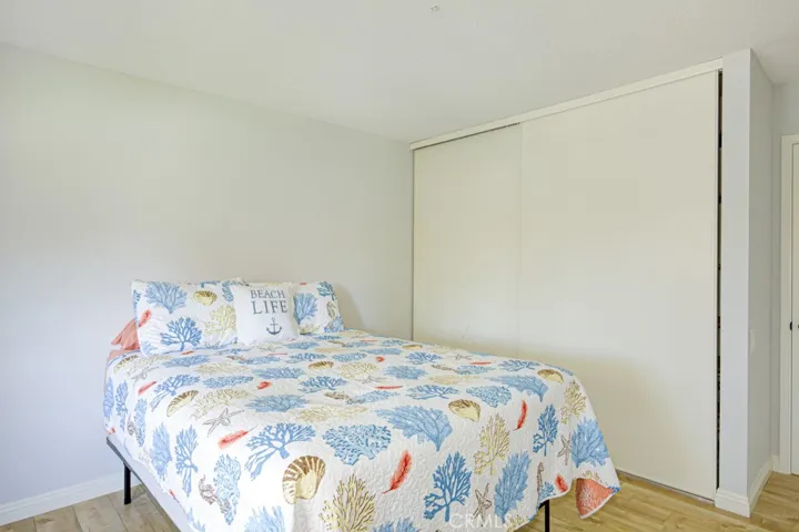 The Guest Bedroom has a large floor to ceiling closet.