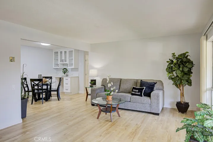 Here's the view from the living room looking toward the dining room.