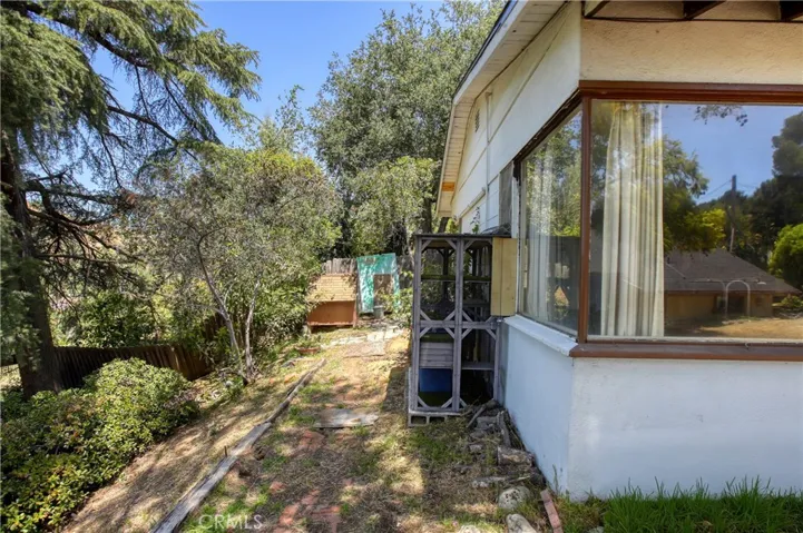 Near front windows-main house