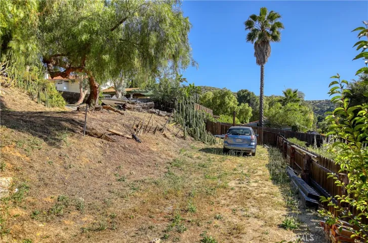 Lower section of parcel- near entry
