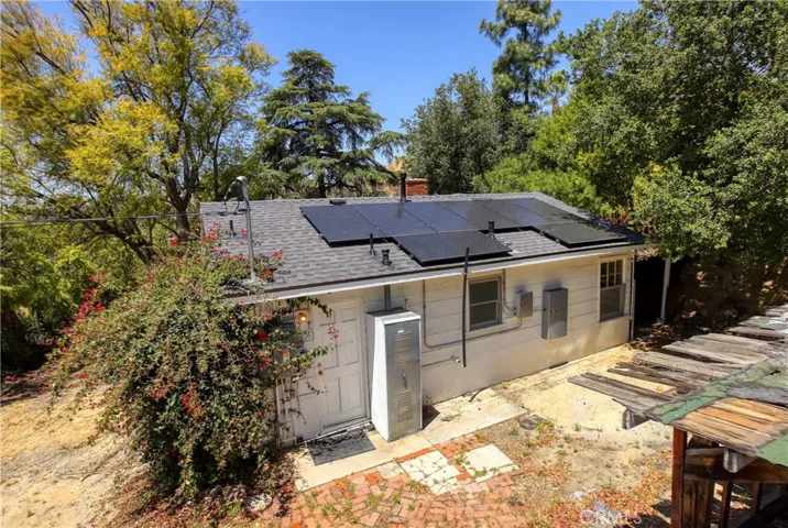 Main house rear roof