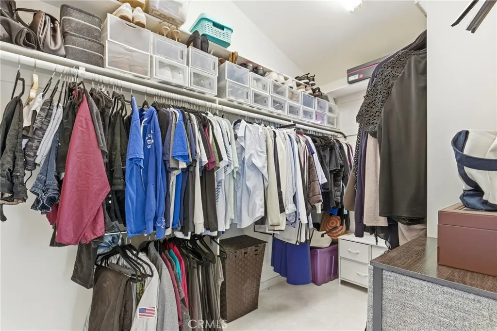 Primary closet
