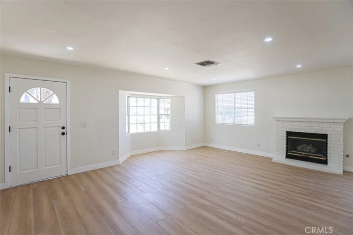Stylishly renovated interior with recessed lighting and contemporary finishes.