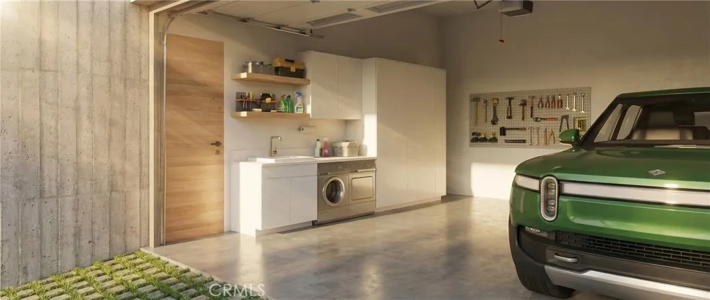 Renderings for washer/dryer set up install in garage