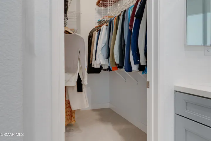 Spacious Walkin Closet