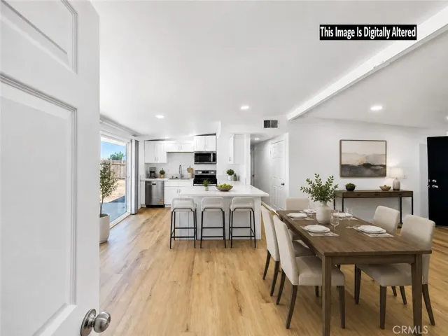 Kitchen/dinning area-Digitally altered
