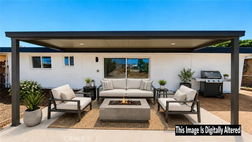 Back patio-Virtually altered