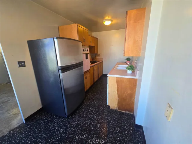 Retro galley kitchen