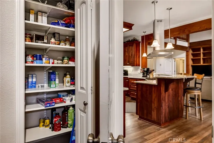 Pantry in utility room off kitchen