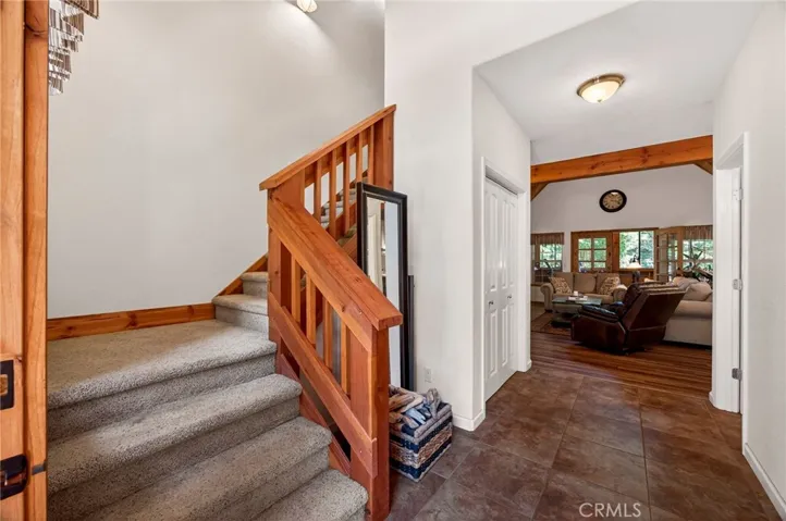 Staircase to upper level