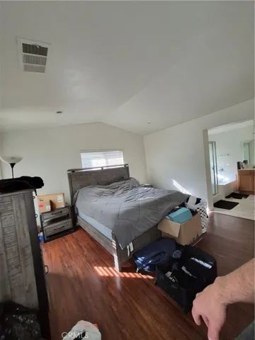 Huge Main Suit Bedroom. Fits Large Furniture/ King Size Bed. In Suite Restroom off to the side.