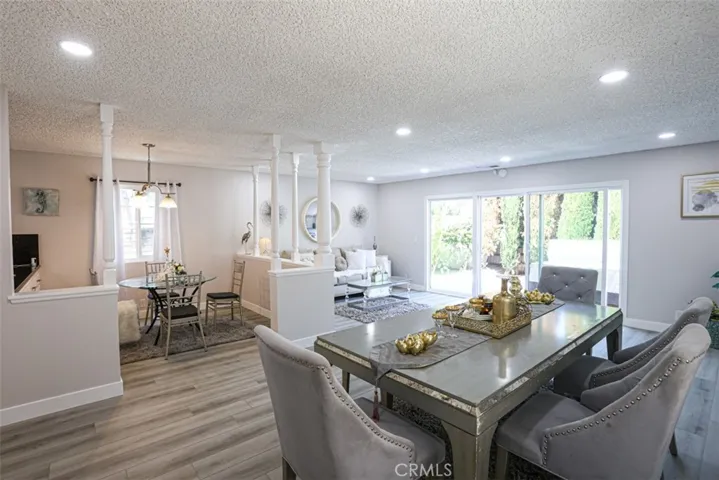 Dining, family rooms