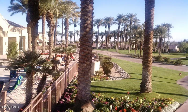 Golf Course with Palm Trees