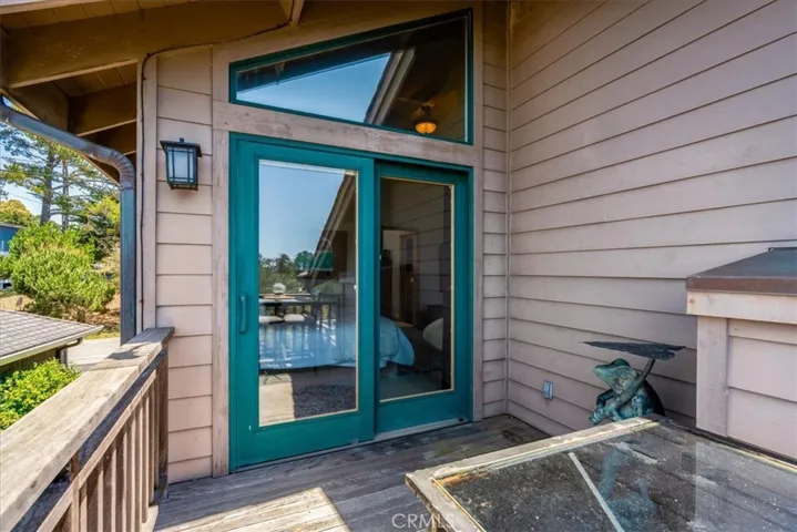 Deck off of primary bedroom