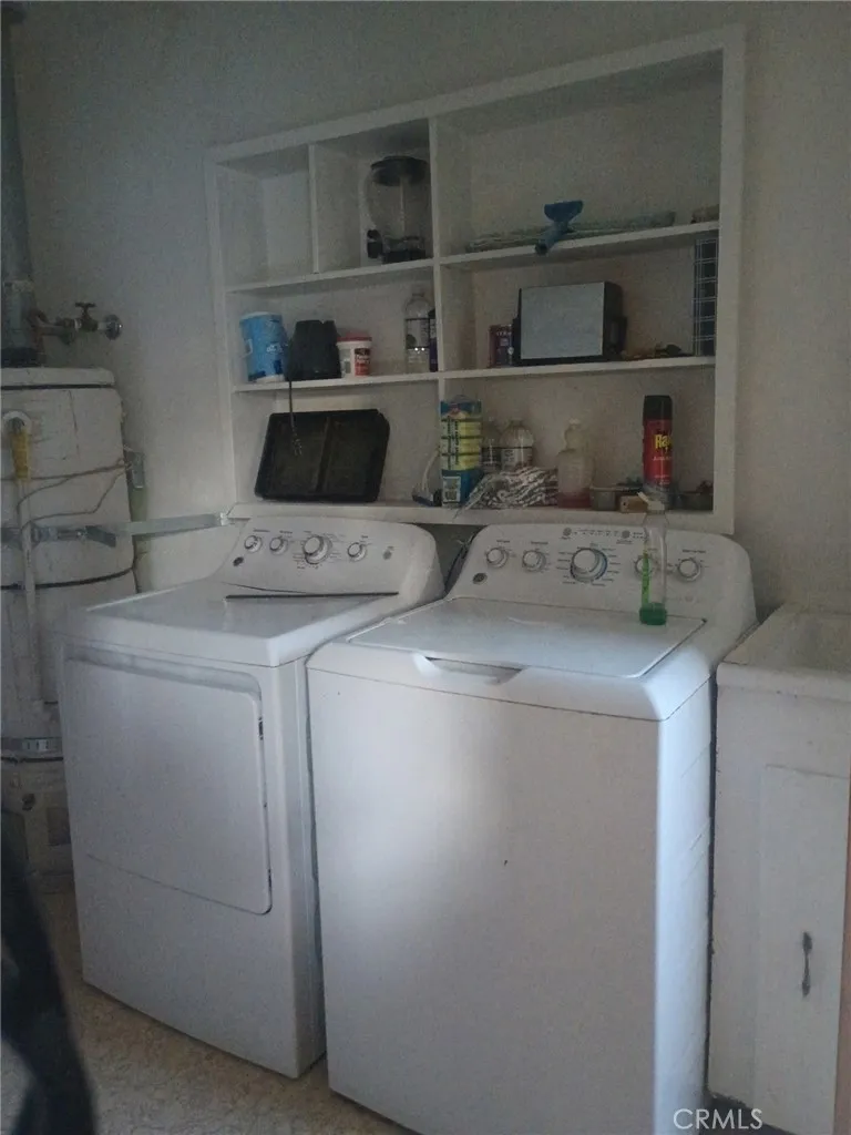 Laundry in main home