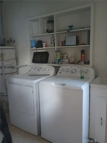 Laundry in main home