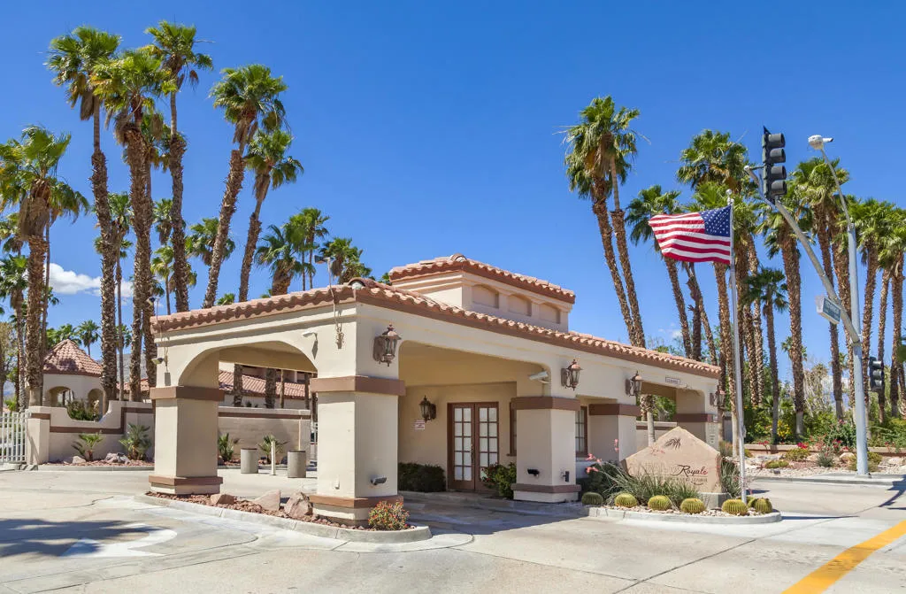 PALM ROYALE COUNTRY CLUB  IS GATED