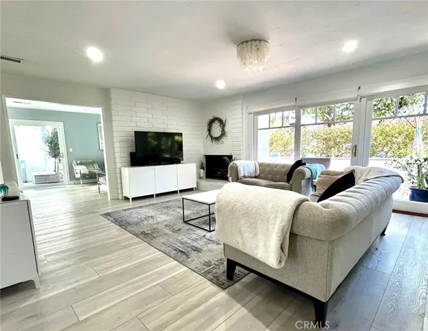 Large bright family room