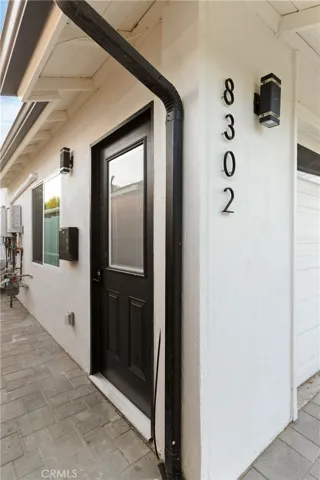 Converted Garage / ADU - 8302 Sedan entrance