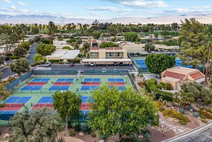 Aerial of courts