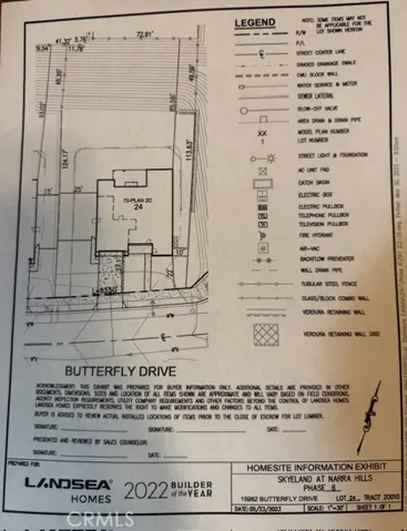 Home dimensions from builder