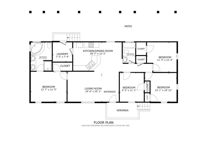 Floor plan for the property