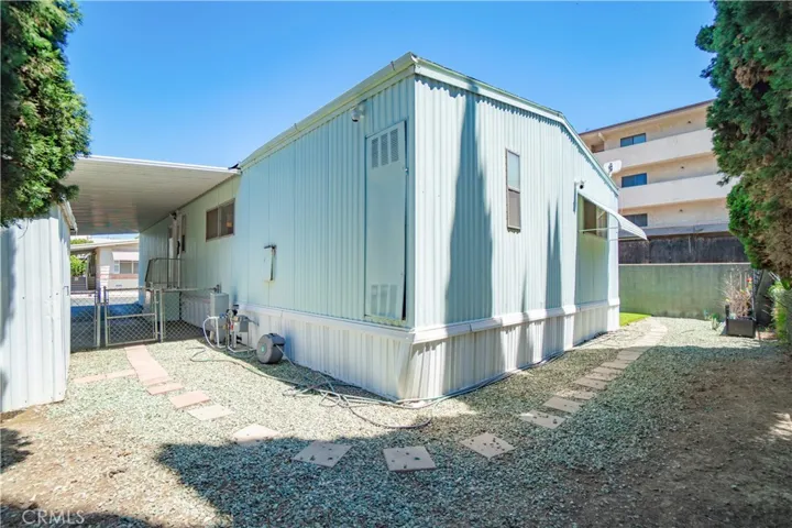 West side yard view