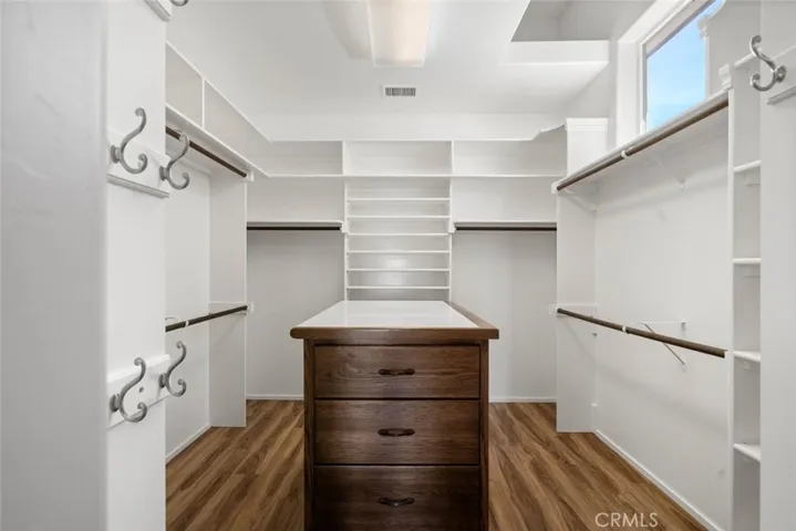 Primary walk-in closet