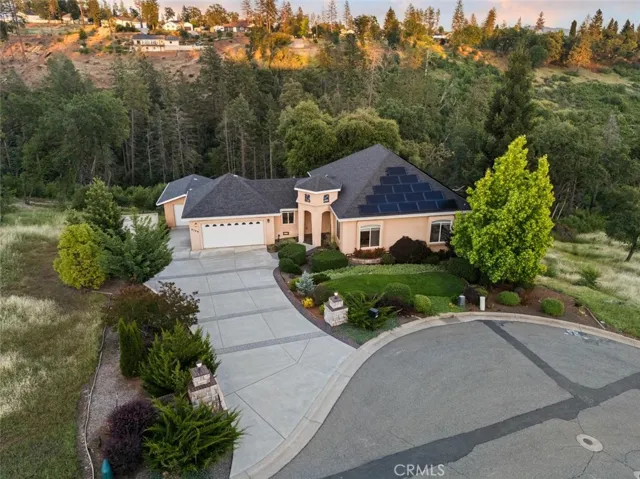 Drone shot of front