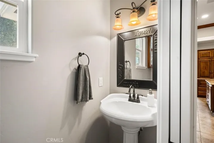 Main floor half bath