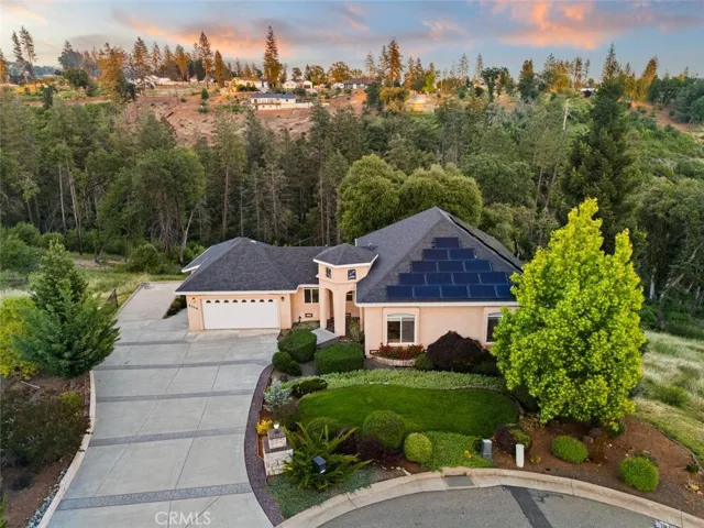 Drone shot of front