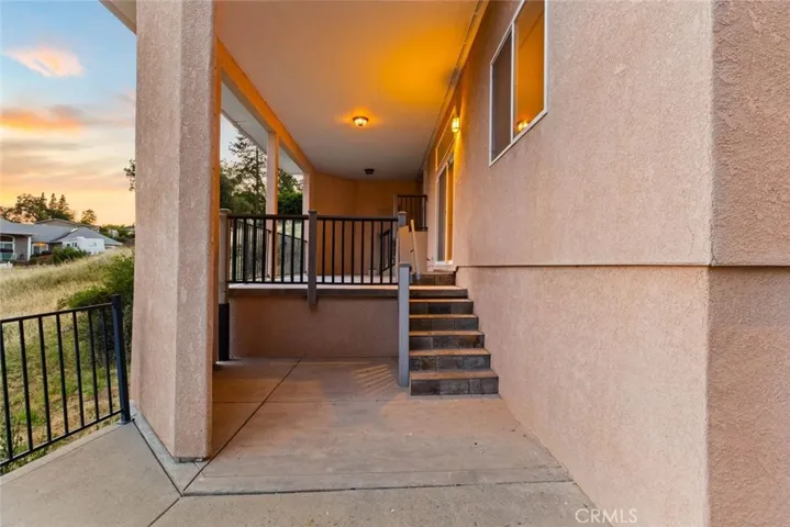 Lower level patio