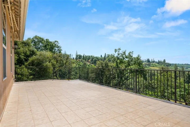 Main level balcony with views