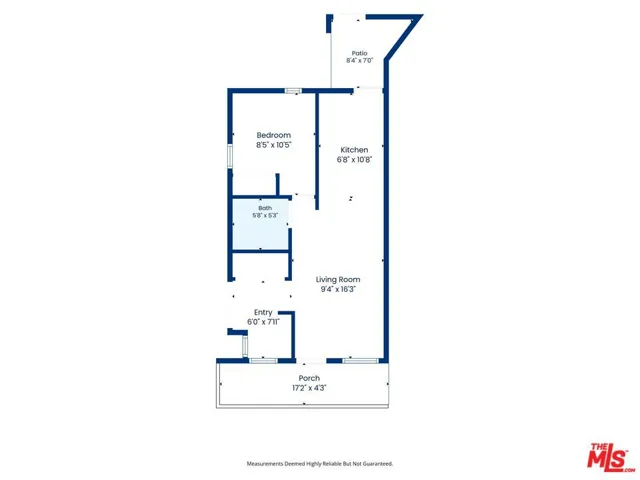 Floorplan of one unit