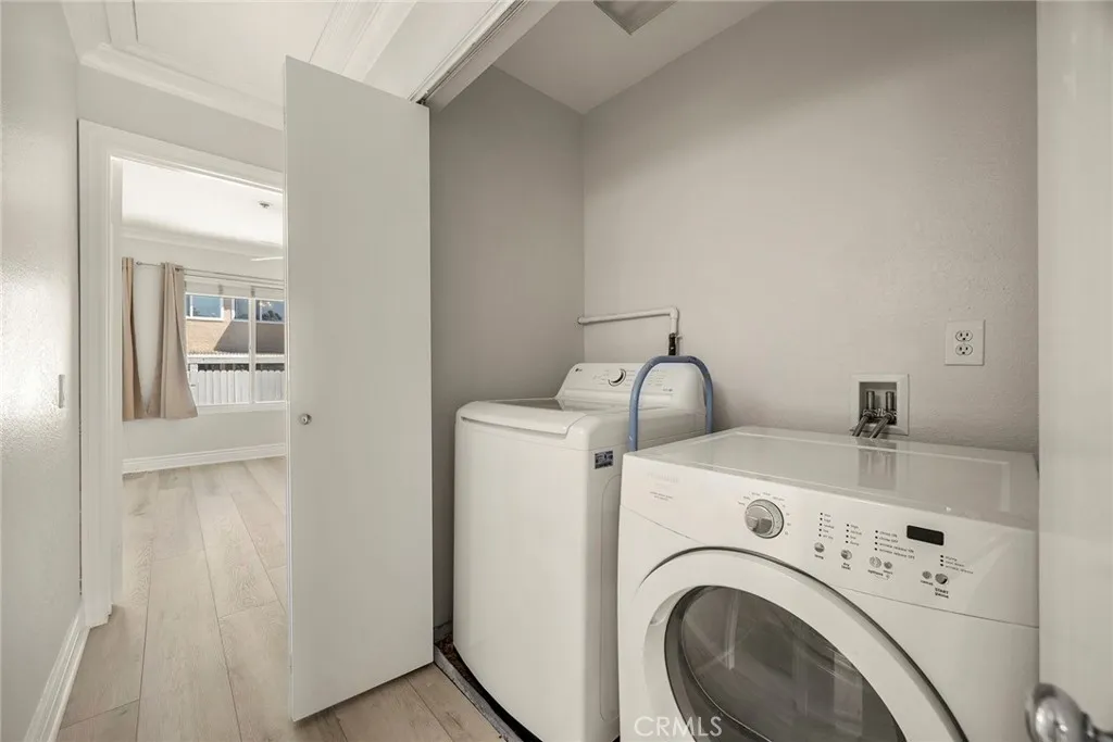 LAUNDRY AREA WITH WASHER AND DRYER