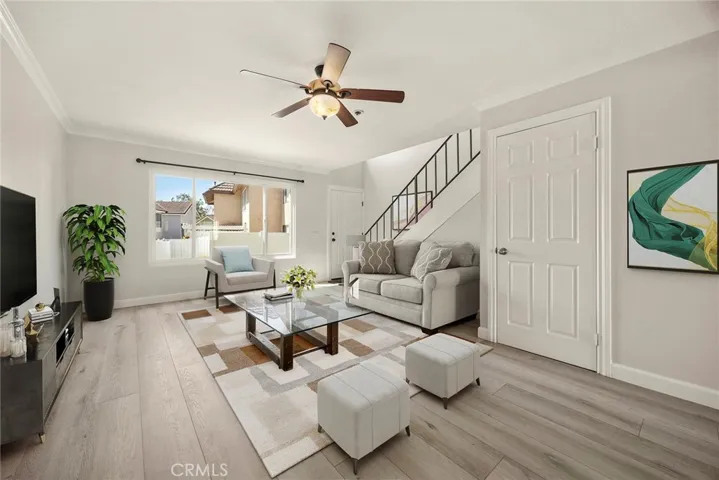 VIRTUALLY STAGED LIVING ROOM