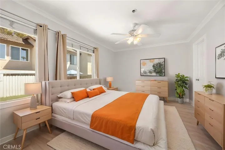 VIRTUALLY STAGED PRIMARY BEDROOM