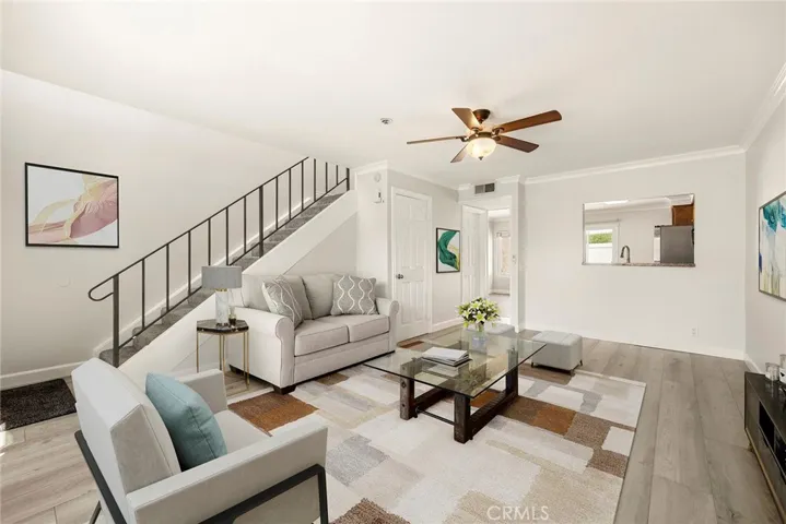 VIRTUALLY STAGED LIVING ROOM