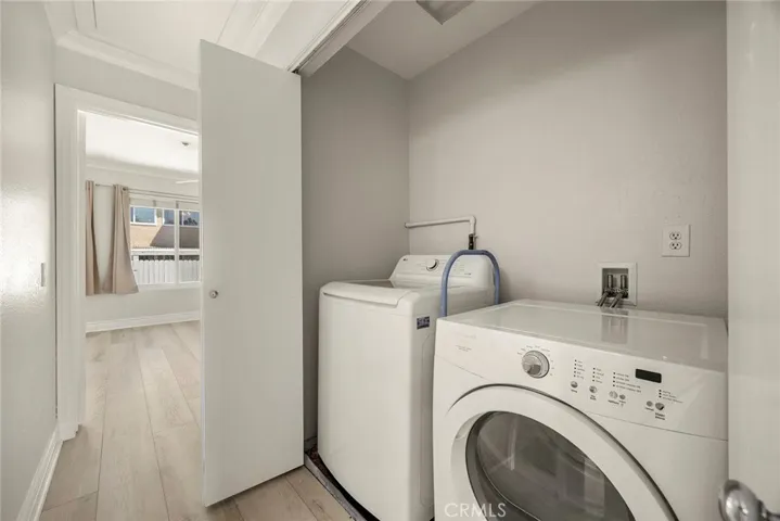 LAUNDRY AREA WITH WASHER AND DRYER