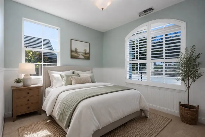 virtually staged bedroom #1