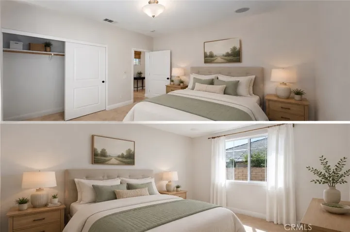 virtually staged bedroom #2