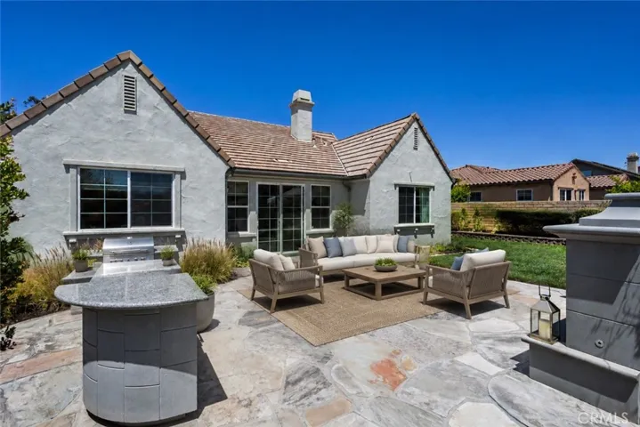 virtually staged patio