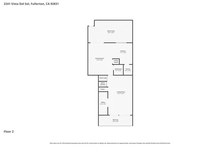 2ND FLOOR - LIVING ROOM, DEN, BATH & KITCHEN