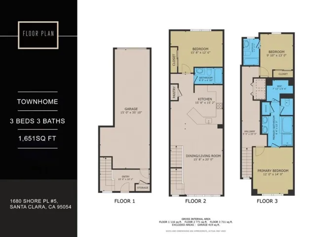 1680 Shore Place 5, Santa Clara, California 95054