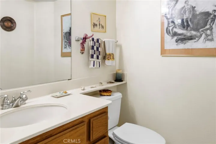 Downstairs powder room