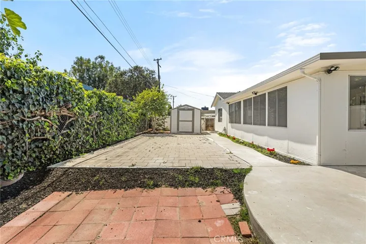 Backyard with Shed