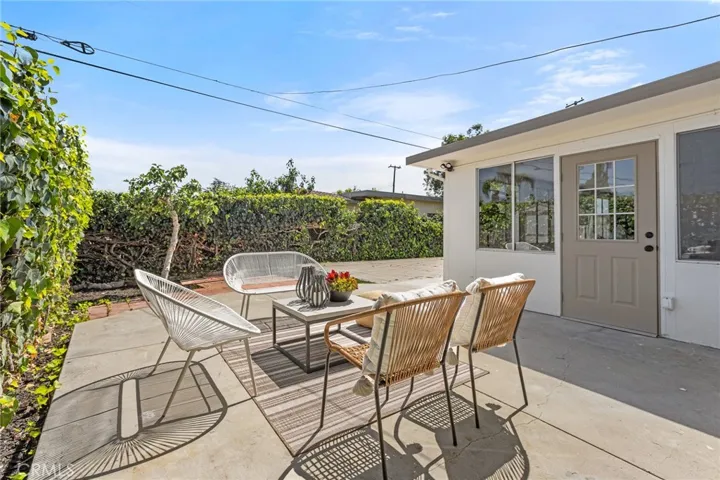 Backyard with Open Patio