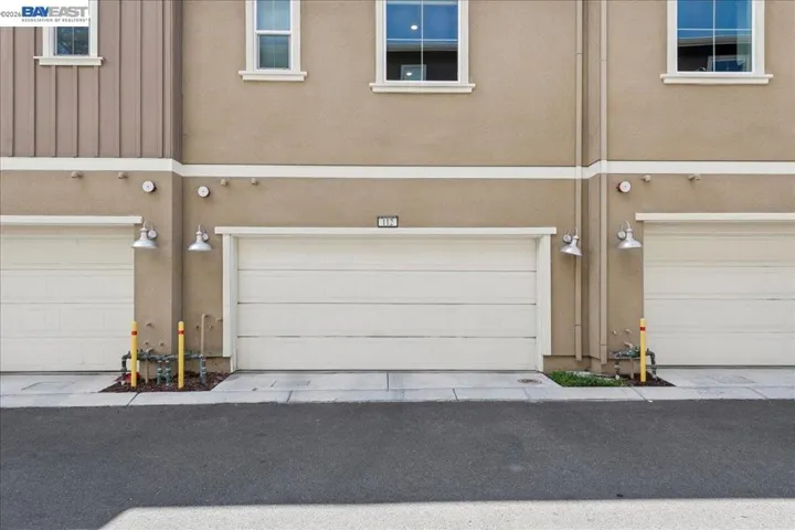 Attached two car garage